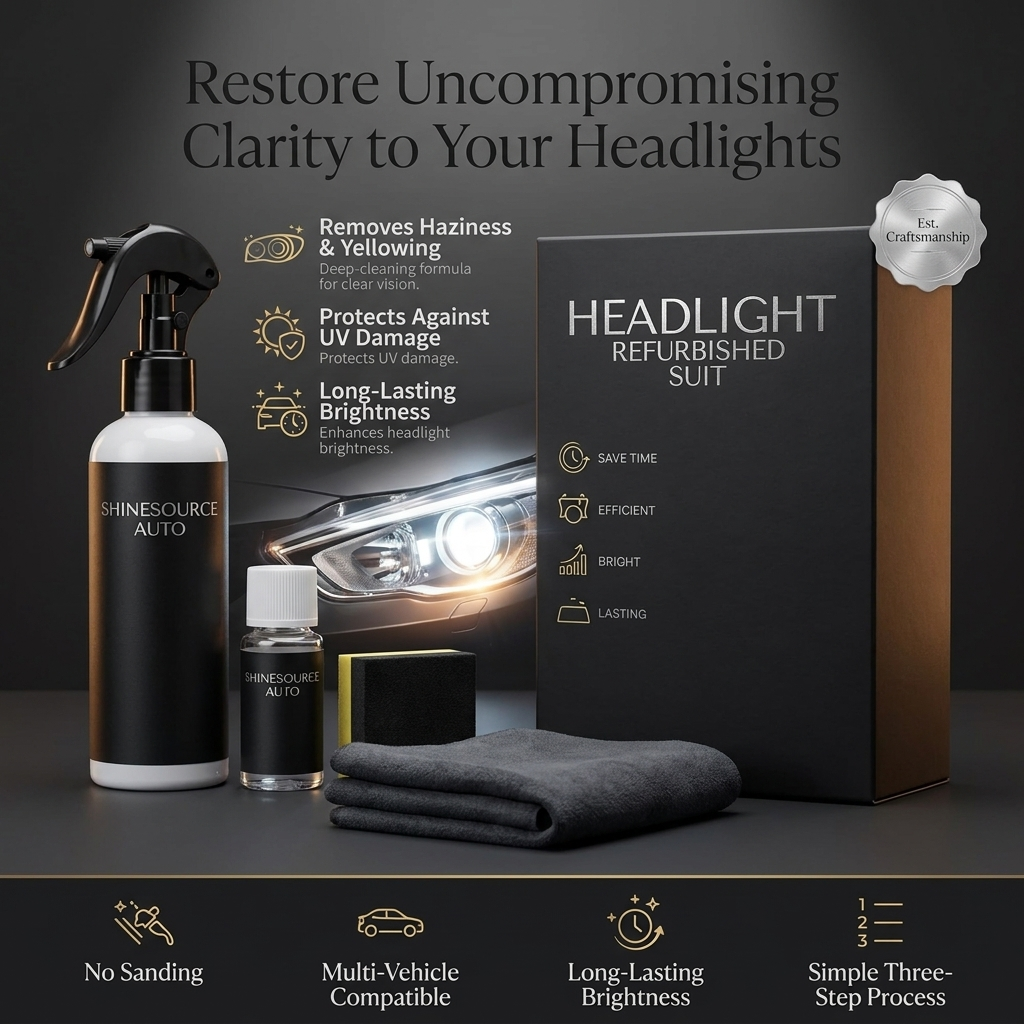 ShineSourceAuto™ Headlight Restoration Kit